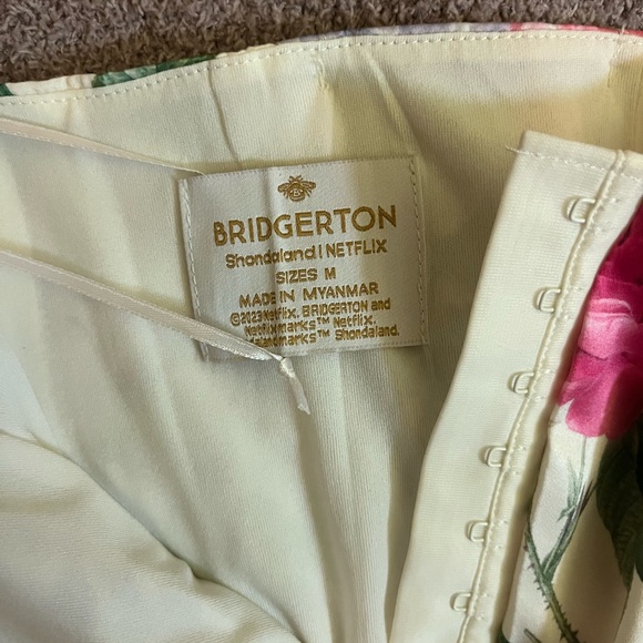 NWT Cream Floral Bridgerton Corset- Primark - Picture 4 of 4